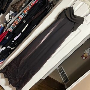 Betsy and Adam formal dress, size 10 chocolate brown